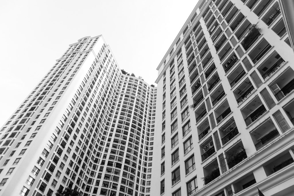 condominium, building, black and white, city, skyscraper, facade, architecture, residential, tower, luxury apartment, apartment, real estate, city center, urban, condominium, condominium, condominium, condominium, condominium, apartment, real estate